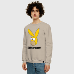 Мужской свитшот хлопок Simpboy - rabbit Homer - фото 2