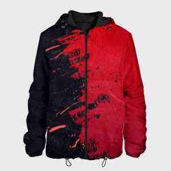 Мужская куртка 3D Черное и красное