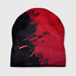 Шапка 3D Черное и красное