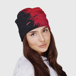 Шапка 3D Черное и красное - фото 2