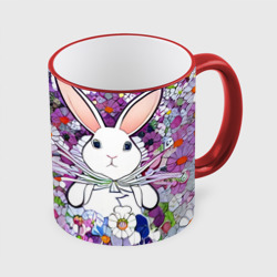 Кролики в стиле Такаши Мураками – Кружка с полной запечаткой с принтом купить