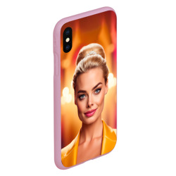 Чехол для iPhone XS Max матовый Нейросеть - Барби Марго Робби - фото 2