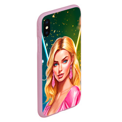 Чехол для iPhone XS Max матовый Нейросеть - Барби Марго Робби аниме - фото 2