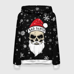 Женская толстовка 3D Christmas Bad Santa