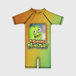 Детский купальный костюм 3D My Singing Monsters - Зерномех