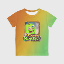 Детская футболка 3D My Singing Monsters - Зерномех