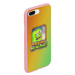 Чехол для iPhone 7Plus/8 Plus матовый My Singing Monsters - Зерномех - фото 2