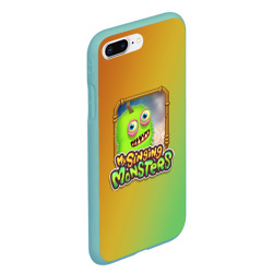 Чехол для iPhone 7Plus/8 Plus матовый My Singing Monsters - Зерномех - фото 2