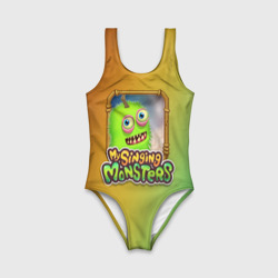 Детский купальник 3D My Singing Monsters - Зерномех - фото 2