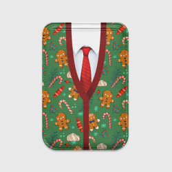Картхолдер Magsafe магнитный Новогодний свитер с печеньками