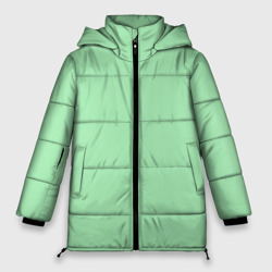 Мятный радуга – Женская зимняя куртка Oversize с принтом купить