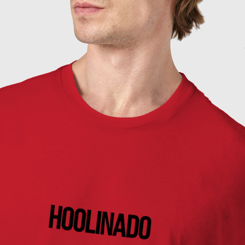 Мужская футболка хлопок Хулинадо, цвет красный - фото 6