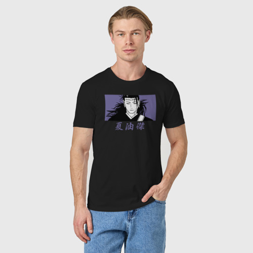 Мужская футболка хлопок Гето Сугуру, цвет черный - фото 3