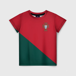 Детская футболка 3D Форма сборной Португалии ЧМ 2022