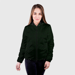 Женская куртка 3D Программный код - единицы и нули - фото 2