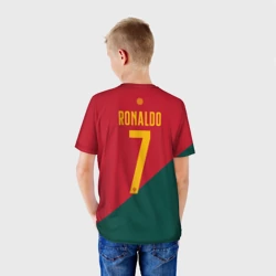Детская футболка 3D Роналду ЧМ 2022 сборная Португалии - фото 2
