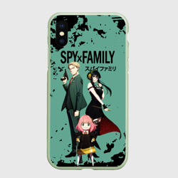 Чехол для iPhone XS Max матовый Spy family characters