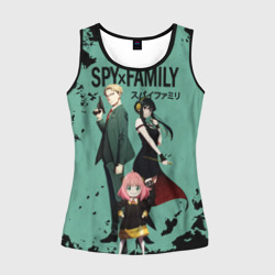 Женская майка 3D Spy family characters