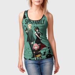 Женская майка 3D Spy family characters - фото 2
