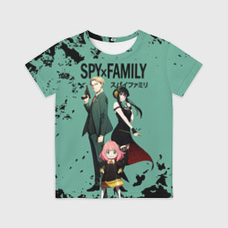 Детская футболка 3D Spy family characters