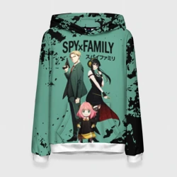 Женская толстовка 3D Spy family characters
