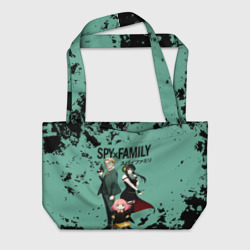 Пляжная сумка 3D Spy family characters