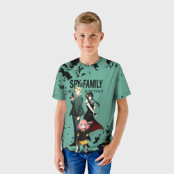 Детская футболка 3D Spy family characters - фото 2