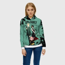 Женская толстовка 3D Spy family characters - фото 2