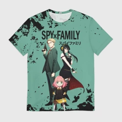 Мужская футболка 3D Spy family characters