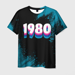 Мужская футболка 3D Made in 1980: vintage art