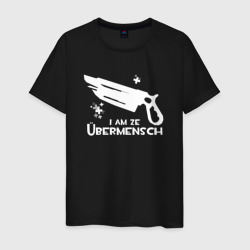 Мужская футболка хлопок Team fortress 2 ubermensch