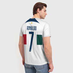 Мужская футболка 3D Роналду ЧМ 2022 Португалия выездная - фото 2