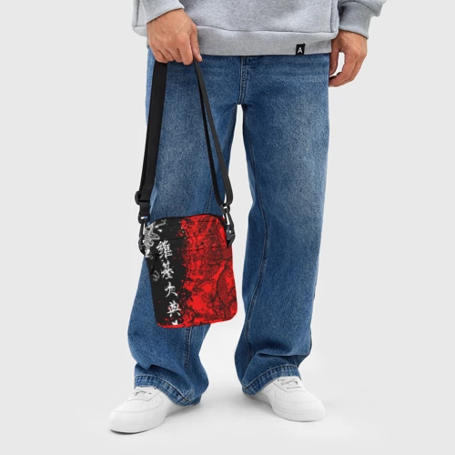 Сумка через плечо 3D Драконы и цветы - фото 4