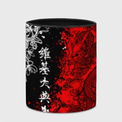 Кружка с полной запечаткой Драконы и цветы - фото 2
