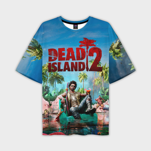 Мужская футболка oversize 3D Dead island two, цвет 3D печать