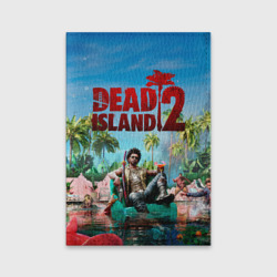 Обложка для паспорта матовая кожа Dead island two