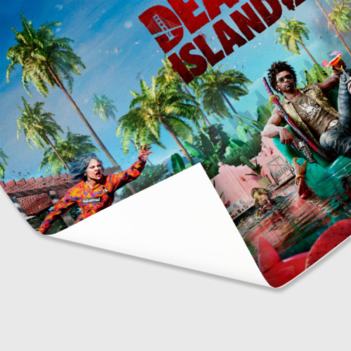 Бумага для упаковки 3D Dead island two - фото 3