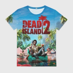 Женская футболка 3D Dead island two