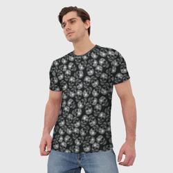 Мужская футболка 3D Черепа со звёздами - фото 2