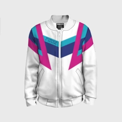 Детский бомбер 3D Firm белый спортик