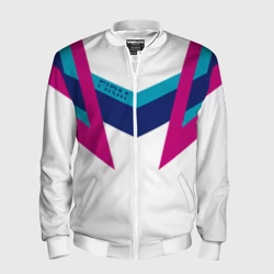 Мужской бомбер 3D Firm белый спортик