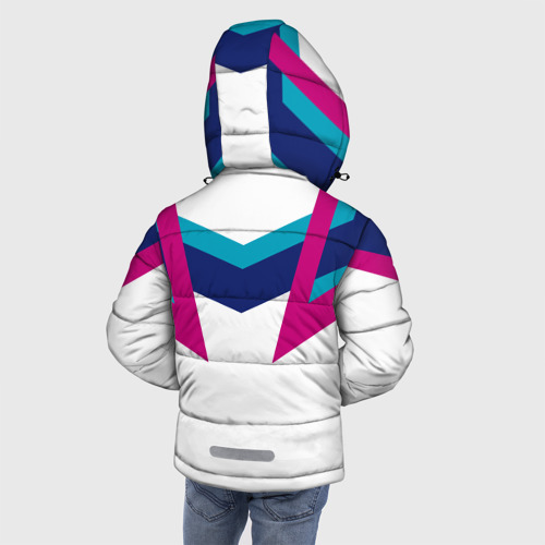 Зимняя куртка для мальчиков 3D Firm белый спортик, цвет светло-серый - фото 4