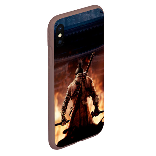 Чехол для iPhone XS Max матовый Sekiro: Shadows Die Twice, цвет коричневый - фото 3