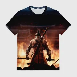 Мужская футболка 3D Sekiro: Shadows Die Twice
