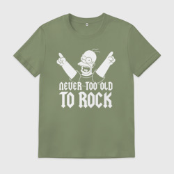 Мужская футболка хлопок Рок не стареет