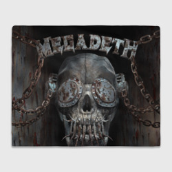 Megadeth - steampunk - skull – Плед 3D с принтом купить со скидкой в -14%