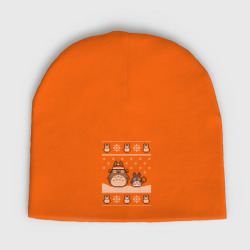 Детская шапка демисезонная Новогодние тоторики - ugly sweater