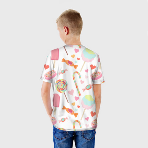 Детская футболка 3D Сладкий праздник, цвет 3D печать - фото 4