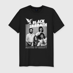 Мужская футболка хлопок Slim Black Sabbath rock