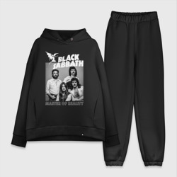 Женский костюм хлопок Oversize Black Sabbath rock